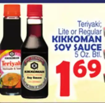 Bravo Supermarkets Kikkoman soy sauce offer