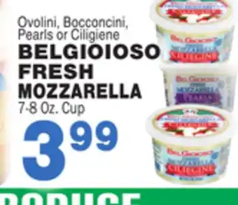 Bravo Supermarkets Belgioioso fresh mozzarella offer