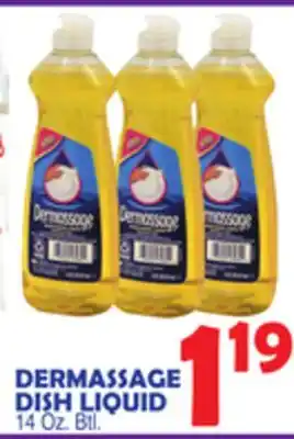 Bravo Supermarkets Dermassage dish liquid offer