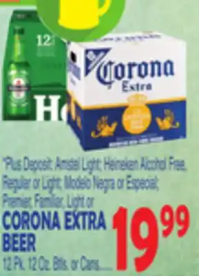 Bravo Supermarkets Corona extra beer offer