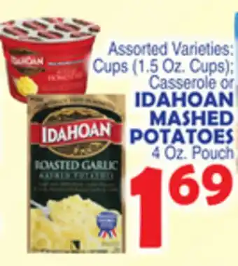 Bravo Supermarkets Idahoan mashed potatoes 4 oz. pouch offer