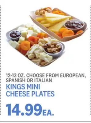 Kings Food Markets Kings mini cheese plates offer