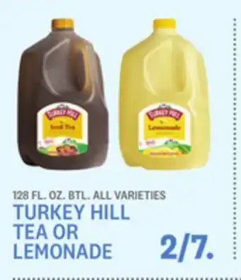 Kings Food Markets Turkey hill tea or lemonade offer