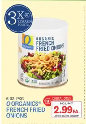 Kings Food Markets O organics french fried onions offer