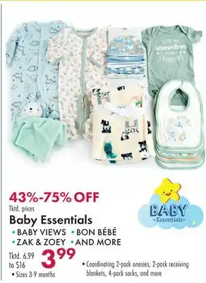 Boscov's Baby essentials offer