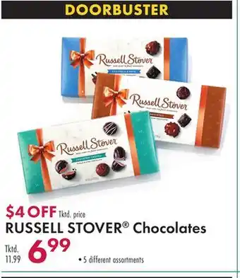 Boscov's Russell stover chocolates offer