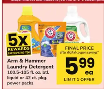 ACME Arm & hammer laundry detergent offer