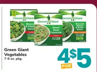 ACME Green giant vegetables offer