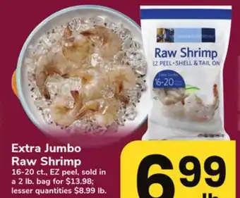 ACME Extra jumbo raw shrimp offer