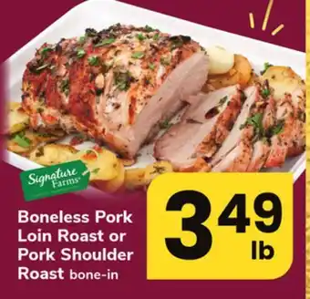 ACME Boneless pork loin roast or pork shoulder roast offer