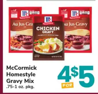 ACME Mccormick homestyle gravy mix offer