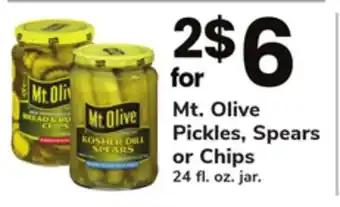 ACME Mt. olive pickles, spears or chips offer