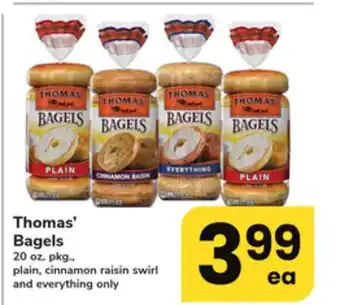 ACME Thomas' bagels offer