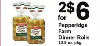 ACME Pepperidge farm dinner rolls offer