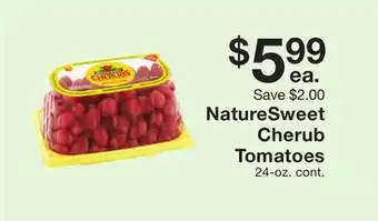 Fairway Store Market Naturesweet cherub tomatoes offer