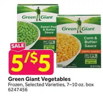 Stop&Shop Green giant vegetables offer
