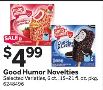 Stop&Shop Good humor novelties offer