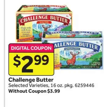 Stop&Shop Challenge butter offer