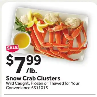 Stop&Shop Snow crab clusters offer