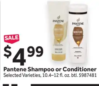 Stop&Shop Pantene shampoo or conditioner offer