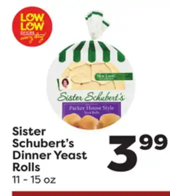 Weis Markets Sister schubert's dinner yeast rolls offer