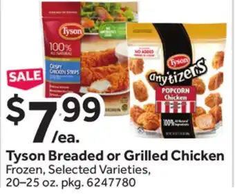 Stop&Shop Tyson breaded or grilled chicken offer