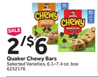 Stop&Shop Quaker chewy bars offer