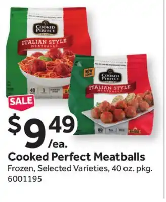 Stop&Shop Cooked perfect meatballs offer