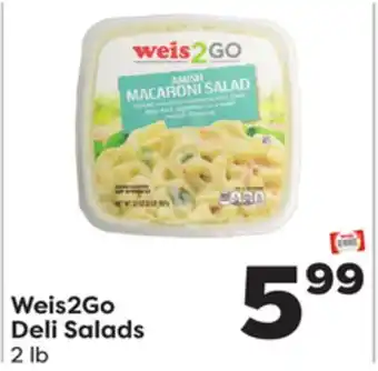 Weis Markets Weis2go deli salads offer
