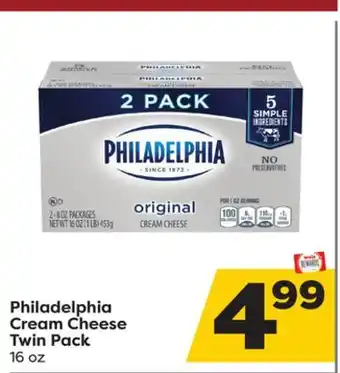 Weis Markets Philadelphia cream cheese twin pack offer
