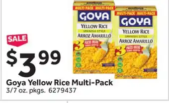 Stop&Shop Goya yellow rice multi-pack offer