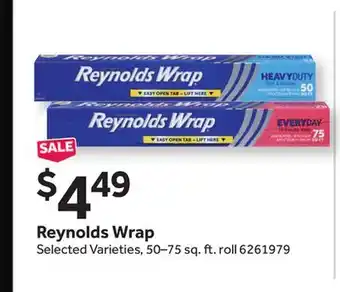 Stop&Shop Reynolds wrap offer