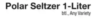 The Fresh Grocer Seltzer 1- liter offer