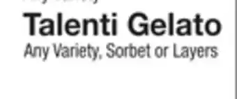 The Fresh Grocer Gelato offer