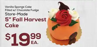 DeCicco & Sons 5 fall harvest cake offer