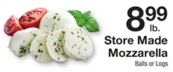 The Fresh Grocer Store made mozzarella offer