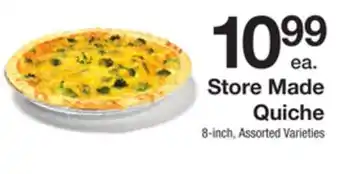 The Fresh Grocer Store made quiche offer
