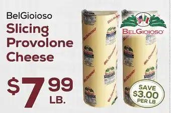 DeCicco & Sons Belgioioso slicing provolone cheese offer