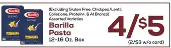 DeCicco & Sons Barilla pasta offer