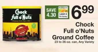 The Fresh Grocer Ground coffee offer