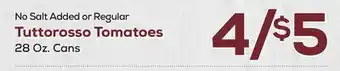 DeCicco & Sons Tuttorosso tomatoes offer