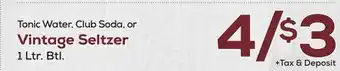DeCicco & Sons Vintage seltzer offer