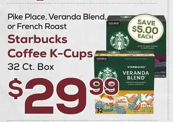 DeCicco & Sons Starbucks coffee k-cups offer