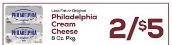 DeCicco & Sons Philadelphia cream cheese offer