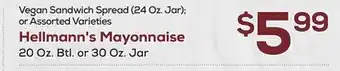 DeCicco & Sons Hellmann's mayonnaise offer