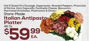 DeCicco & Sons Italian antipasto platter offer