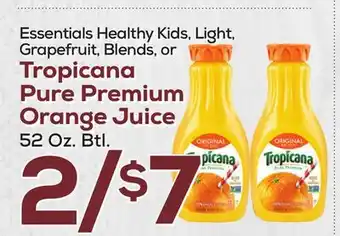 DeCicco & Sons Tropicana pure premium orange juice offer