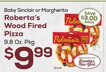 DeCicco & Sons Roberta's wood fired pizza offer