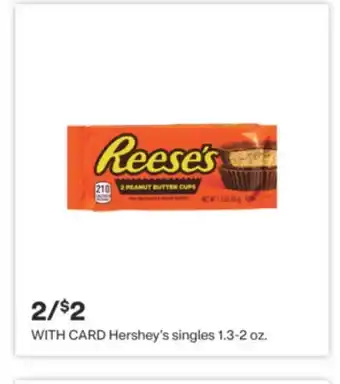 CVS Hershey's singles 1.3-2 oz offer