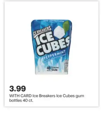 CVS Ice breakers ice cubes gum bottles offer